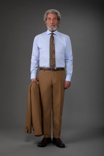 Men's technical shirt with classic collar