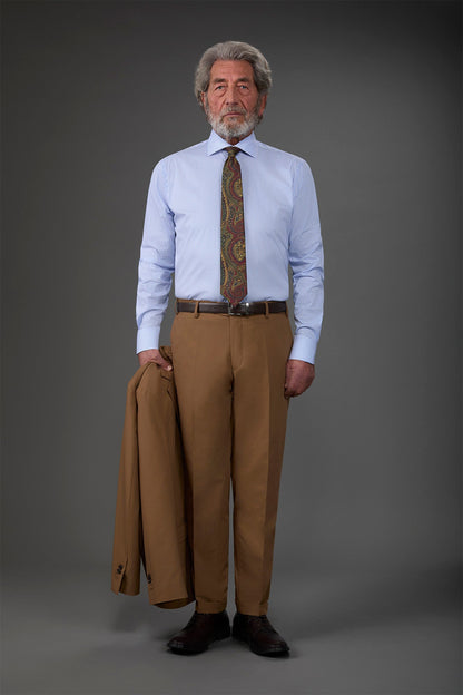 Men's technical shirt with classic collar