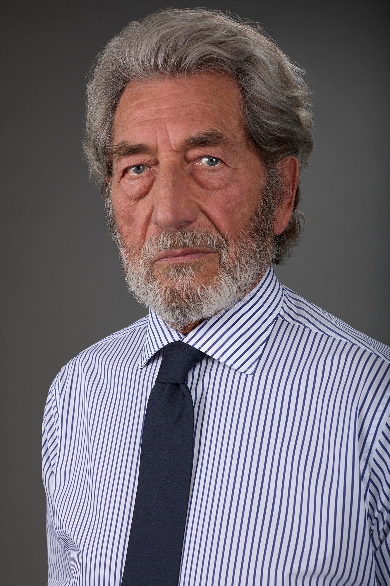 Men's technical shirt with classic collar suitable for cufflinks