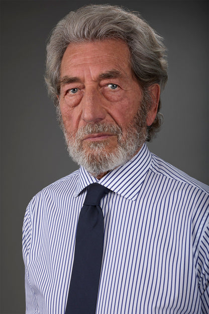 Men's technical shirt with classic collar suitable for cufflinks