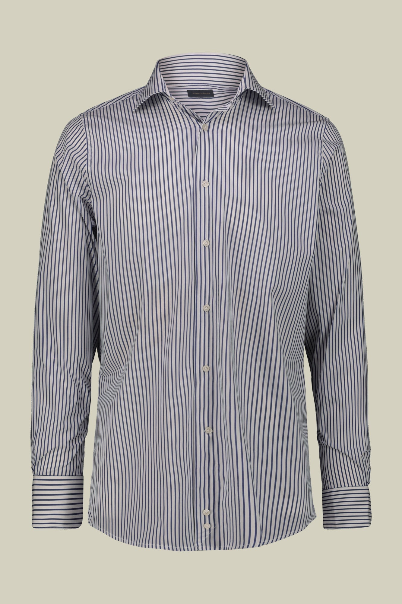 Men's technical shirt with classic collar suitable for cufflinks