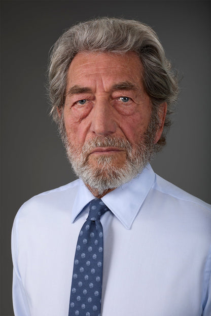 Men's shirt with classic collar, lightweight Oxford fabric