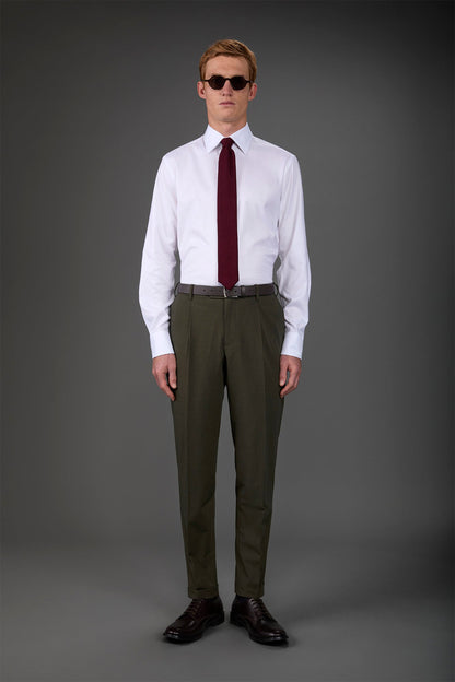 Men's shirt with classic collar, lightweight Oxford fabric