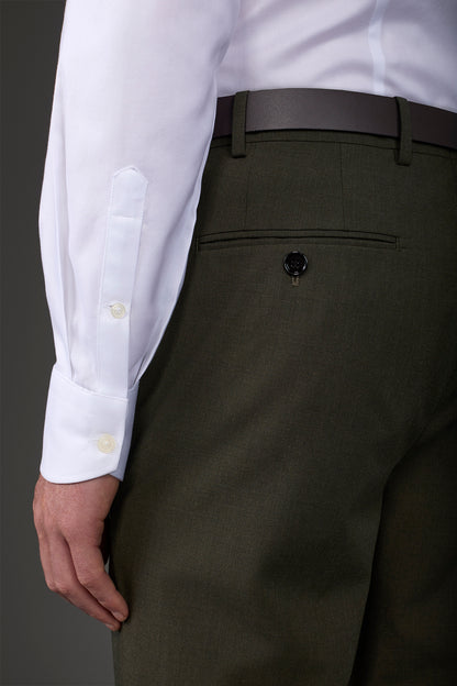 Men's shirt with classic collar, lightweight Oxford fabric