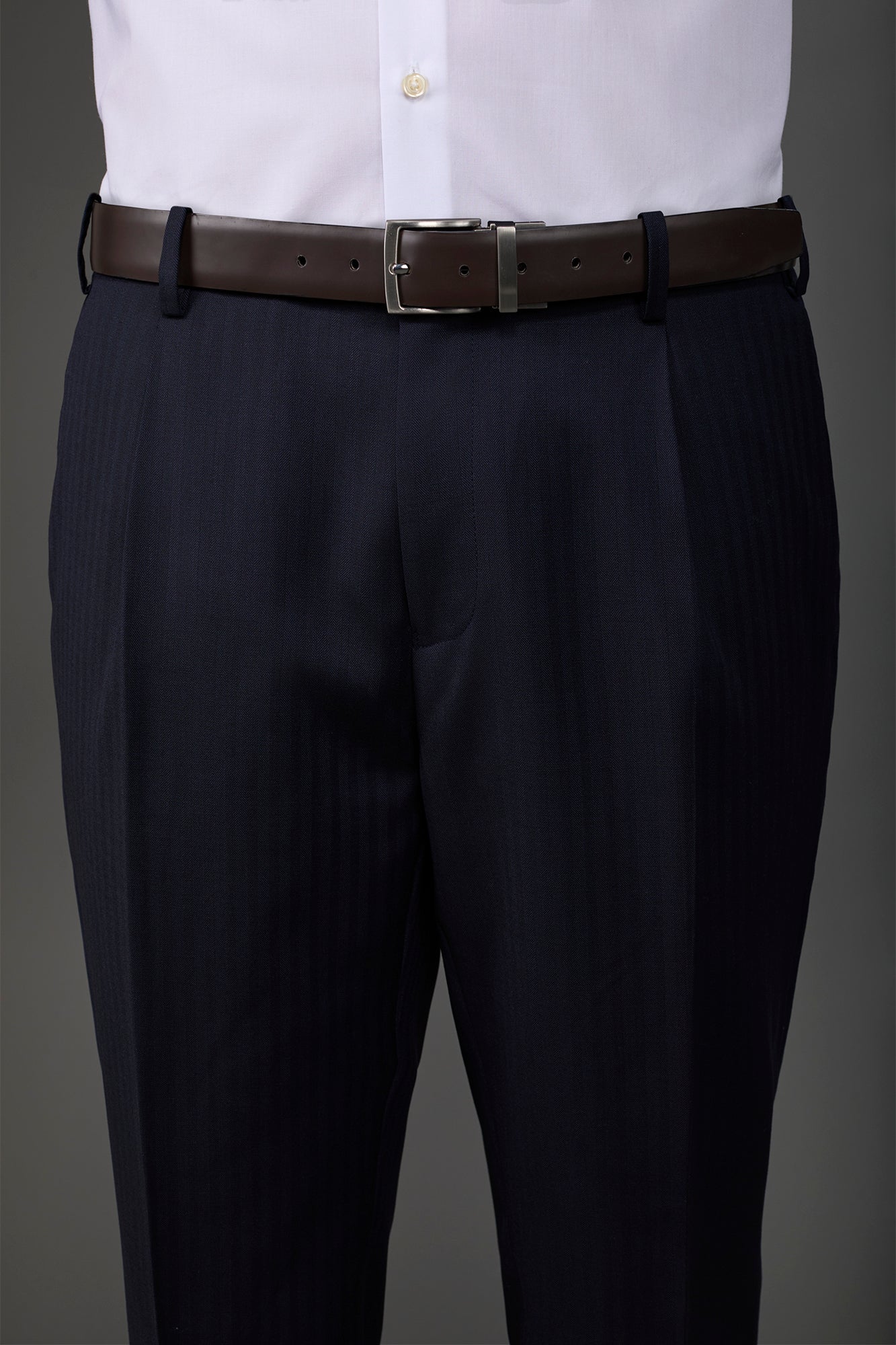 Men's double-sided belt