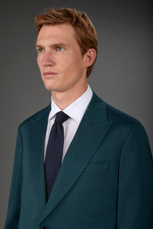 Men's single-colour woven tie Dk Blue