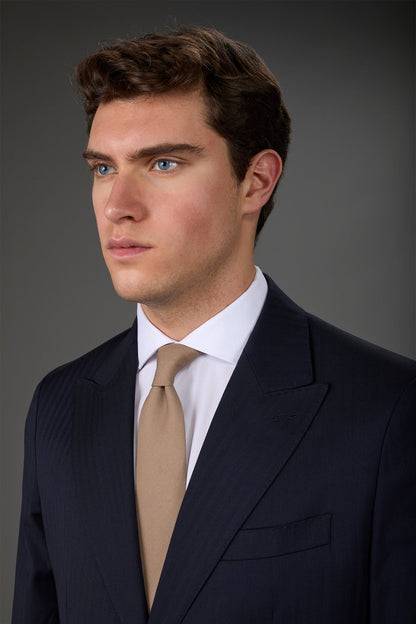 Men's single-colour tie Beige