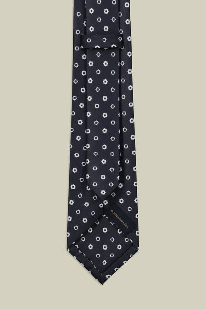 Men's micro patterned tie