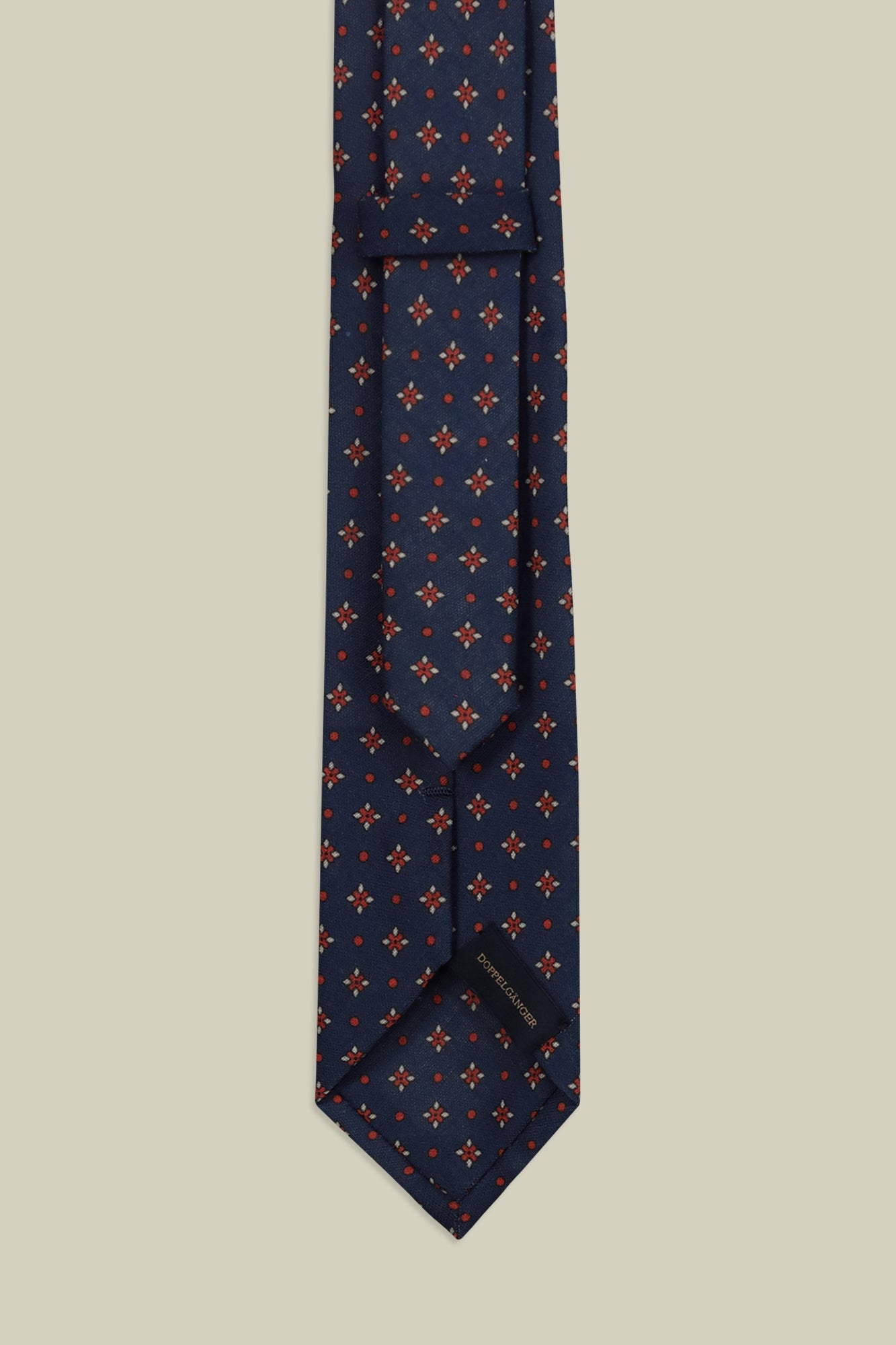 Men's micro patterned tie