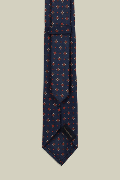 Men's micro patterned tie