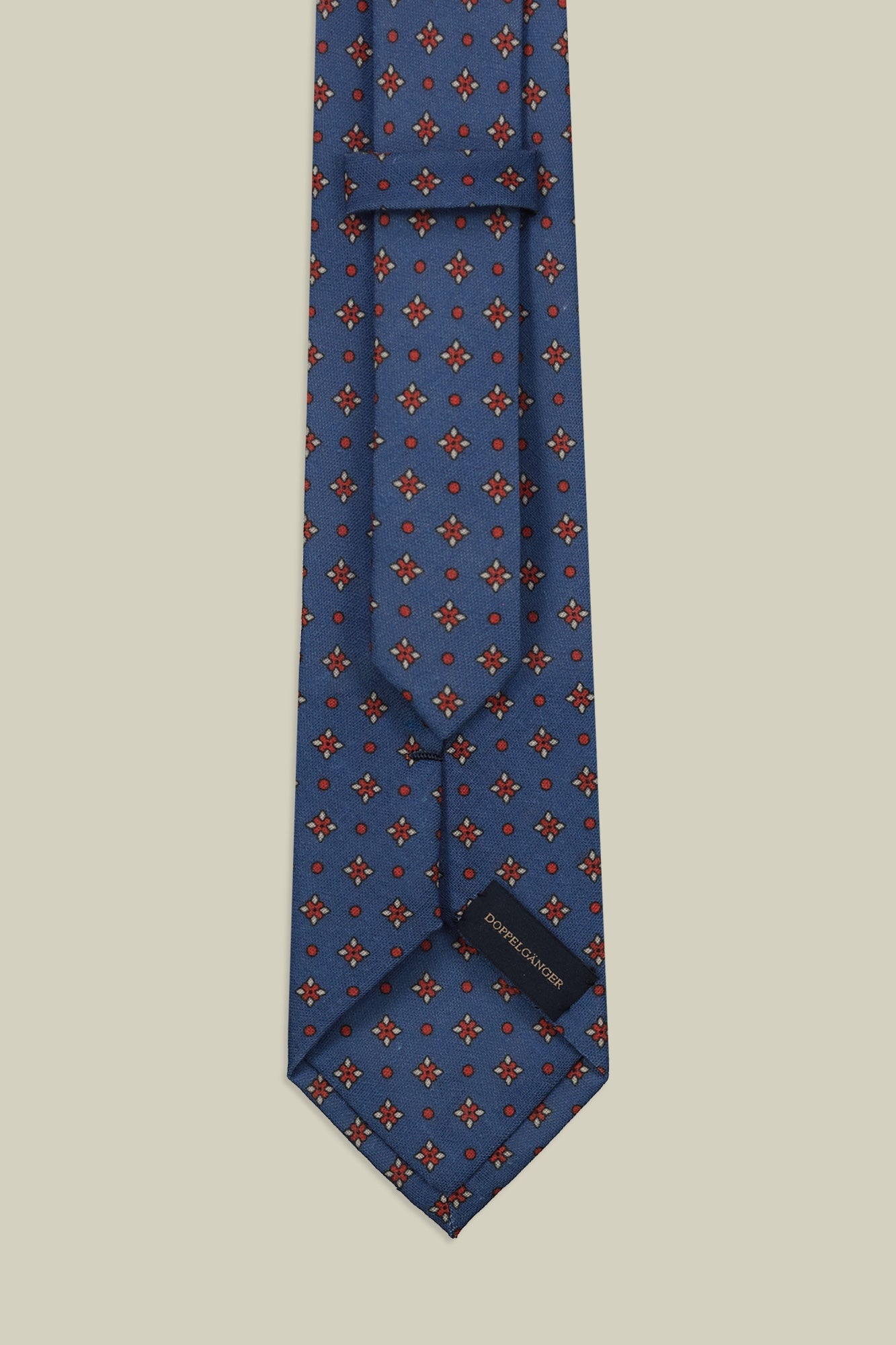 Men's micro patterned tie