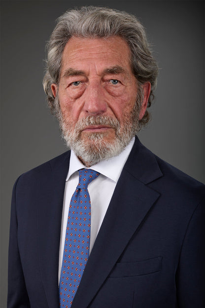 Men's micro patterned tie Lt Blue