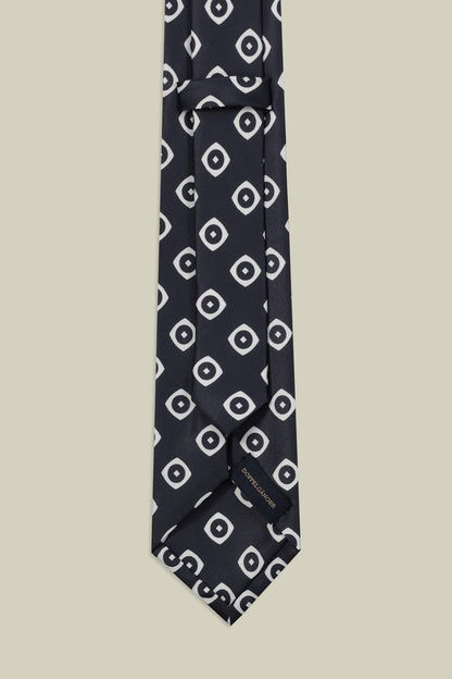 Men's macro patterned tie