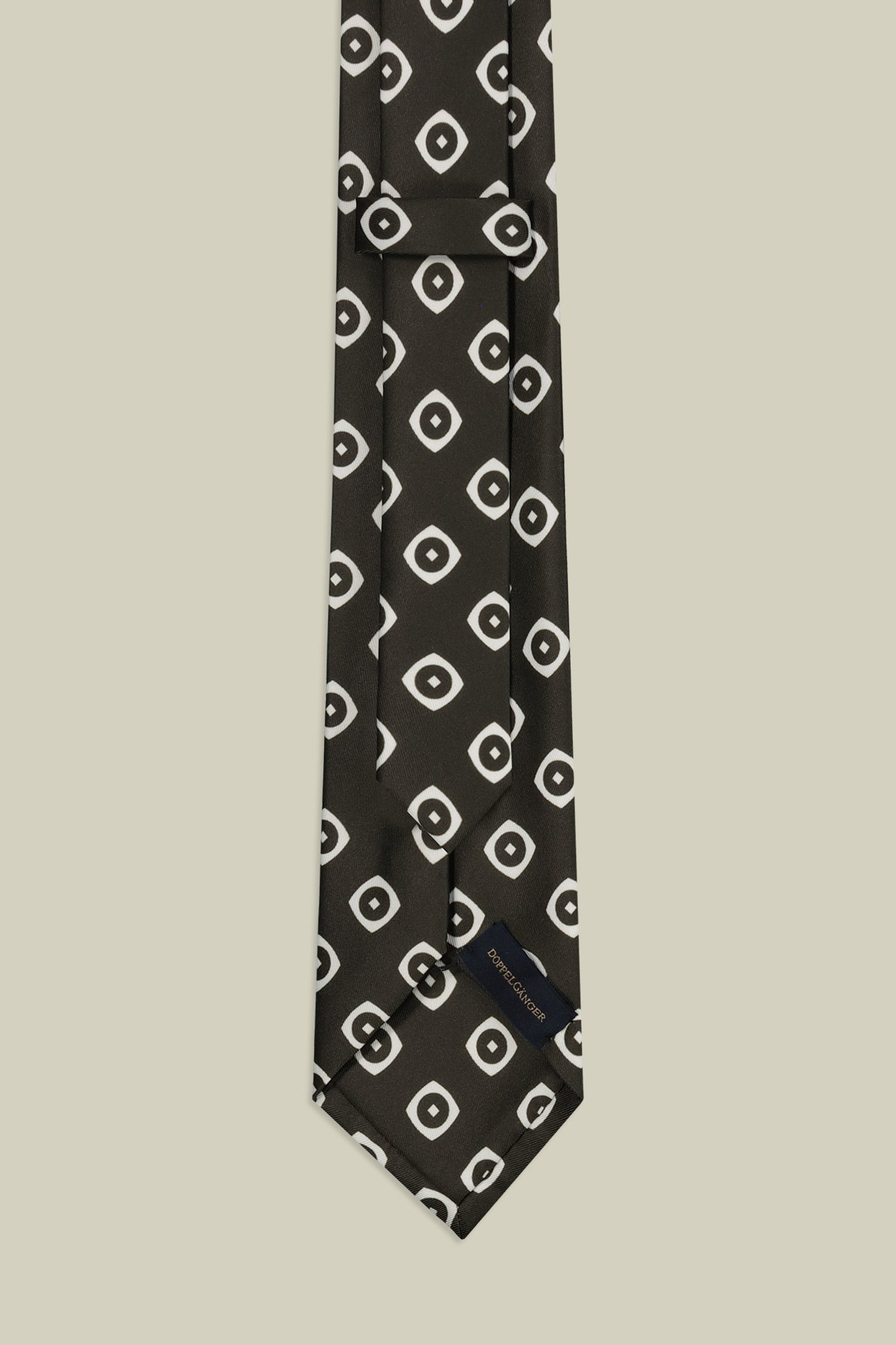 Men's macro patterned tie
