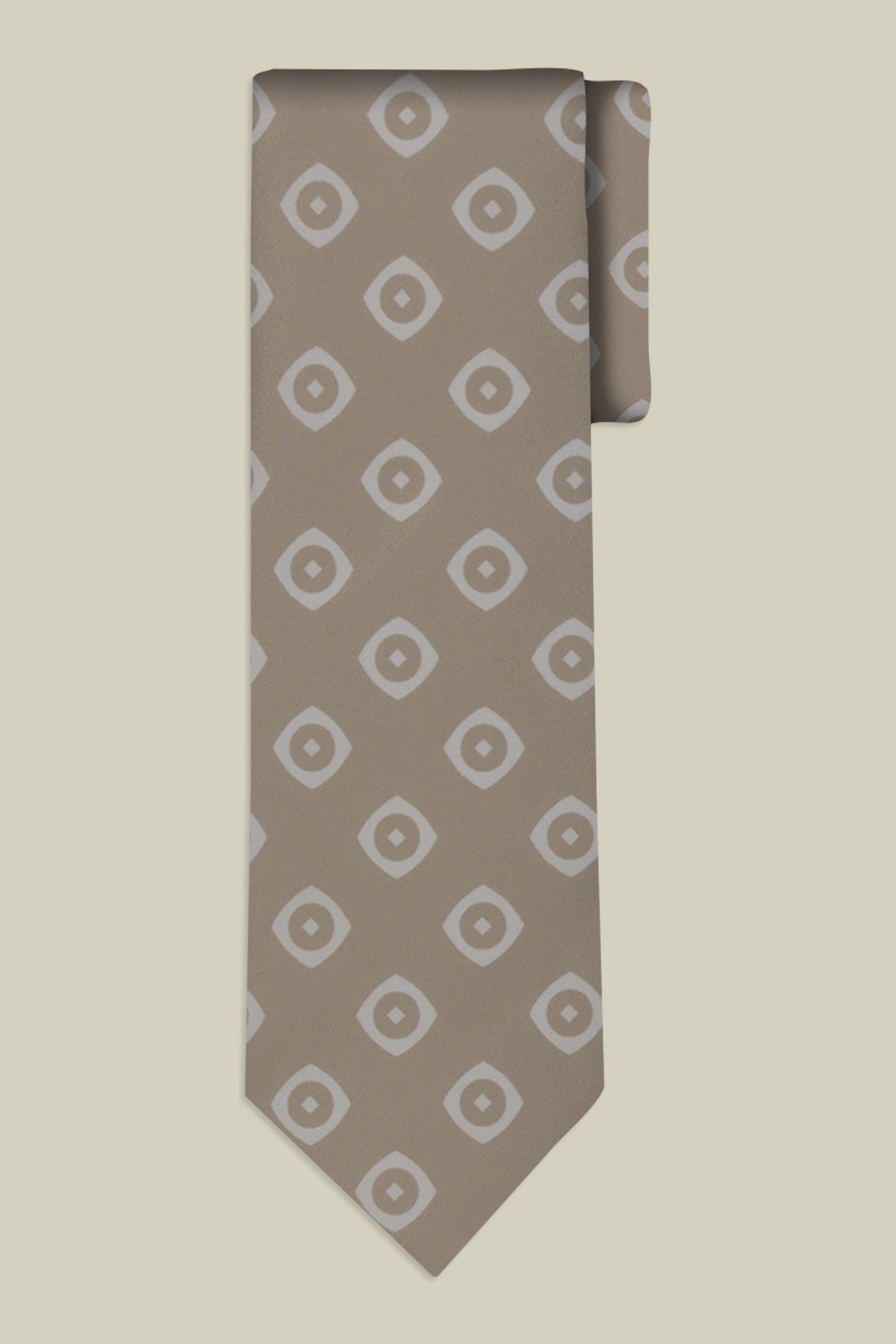 Men's macro patterned tie