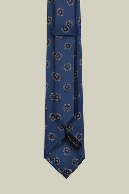 Men's macro patterned tie