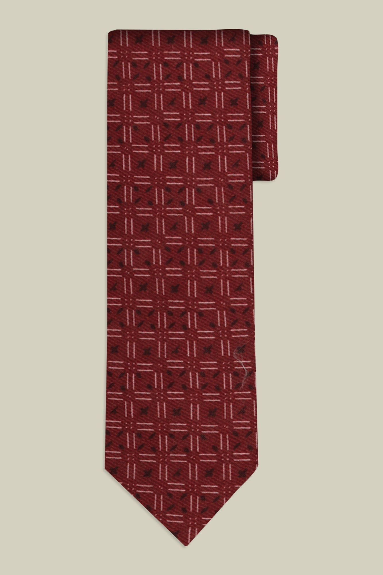 Men's macro patterned tie