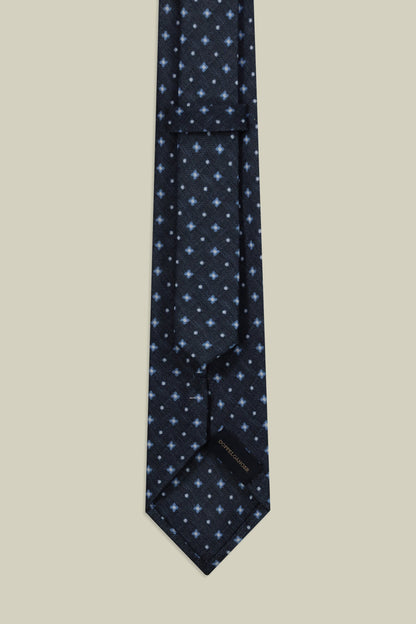 Men's micro patterned tie