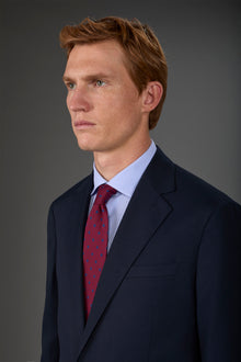 Men's polka dot silk tie