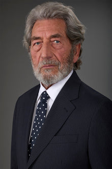 Men's polka dot silk tie Dk Blue/White