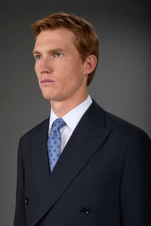 Men's polka dot tie Lt Blue