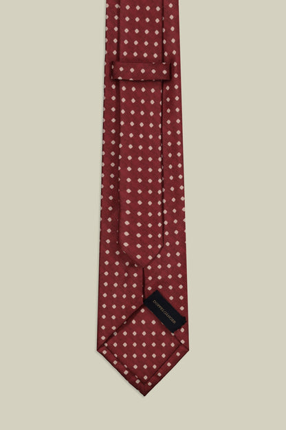 Men's micro polka dot tie