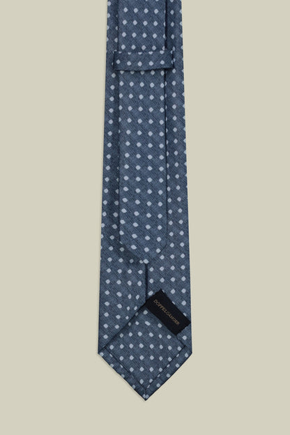 Men's micro polka dot tie