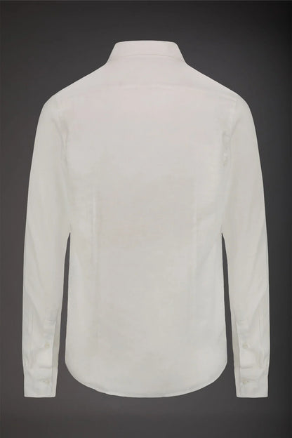 Men's casual shirt with classic collar, 100% linen