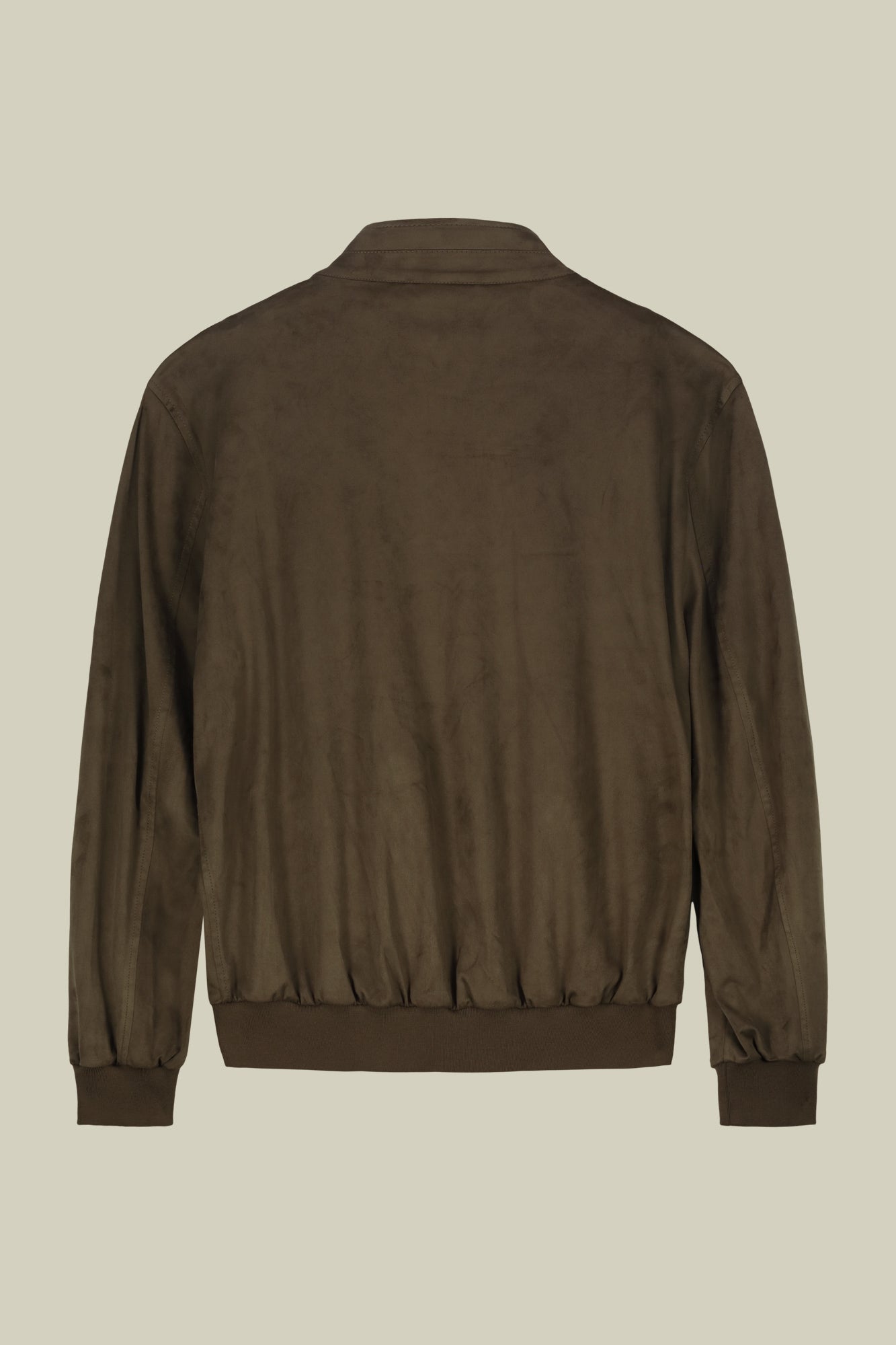 Men's Herrington jacket with suede effect fabric