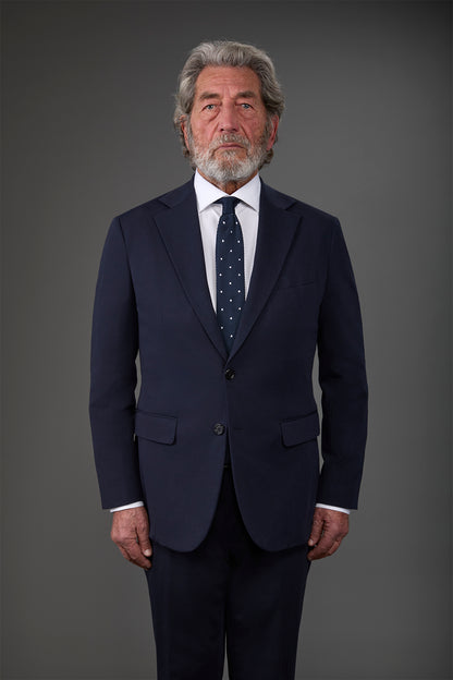 Men's single-breasted jersey jacket