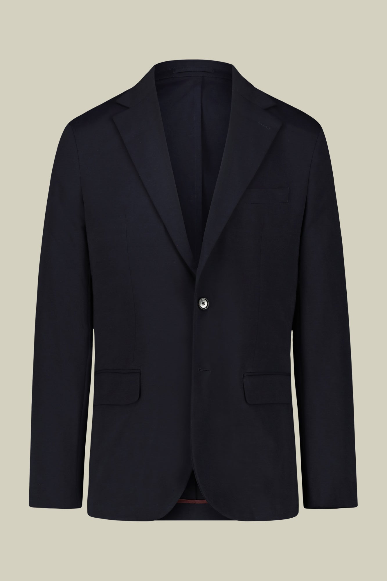 Men's single-breasted jersey jacket