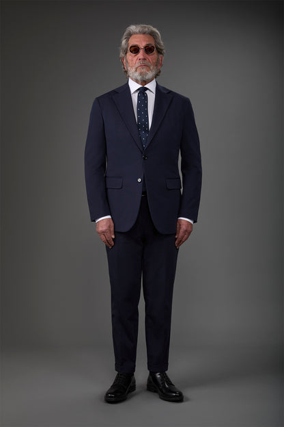 Men's single-breasted jersey jacket