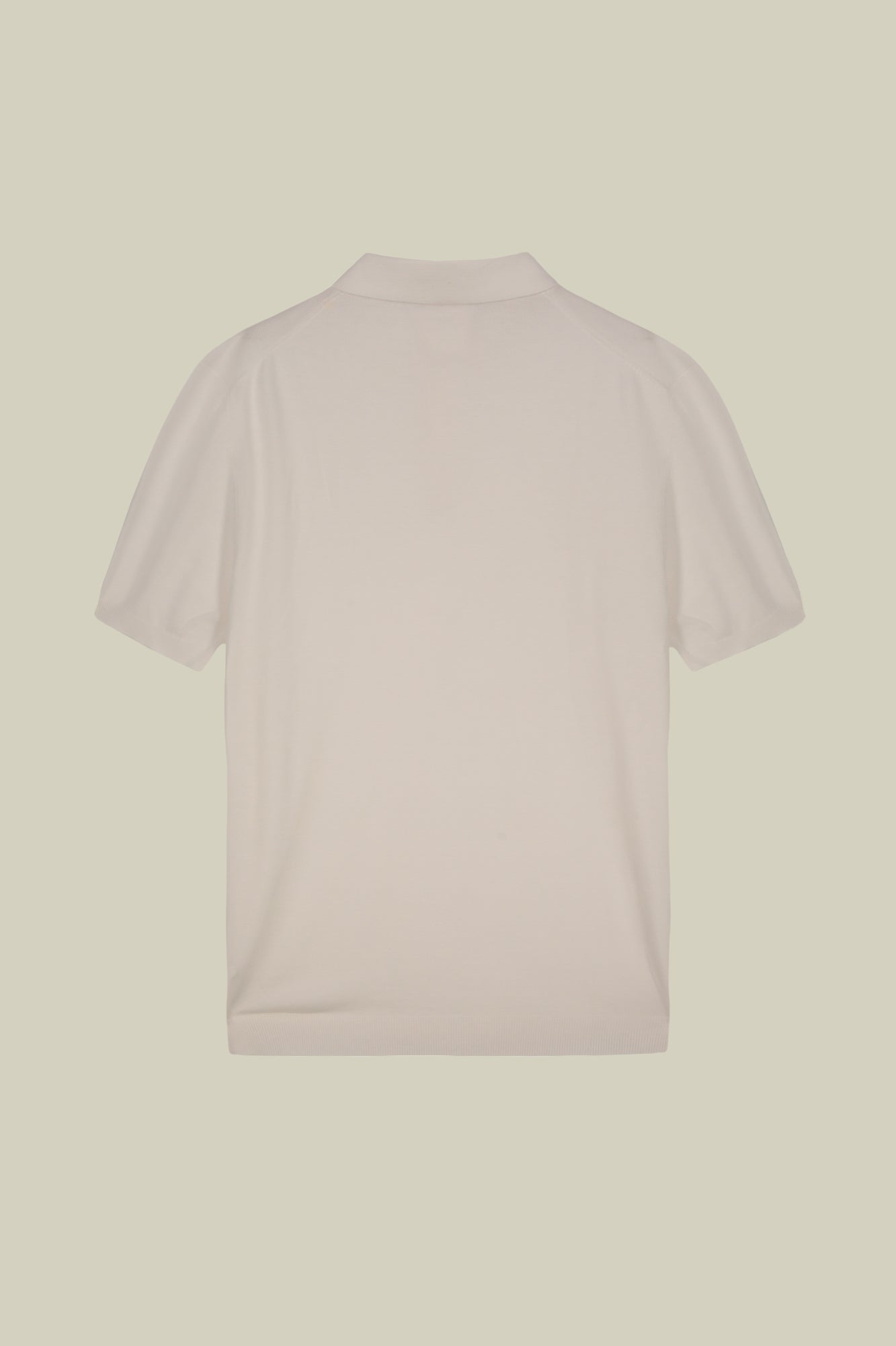 Men's short-sleeved knitted polo shirt