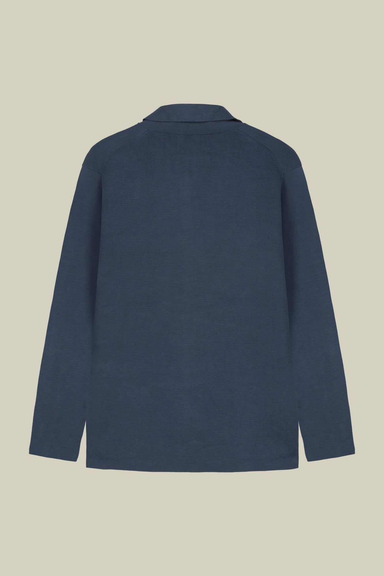 Men's cardigan with patch pockets, 100% cotton milano rib knit