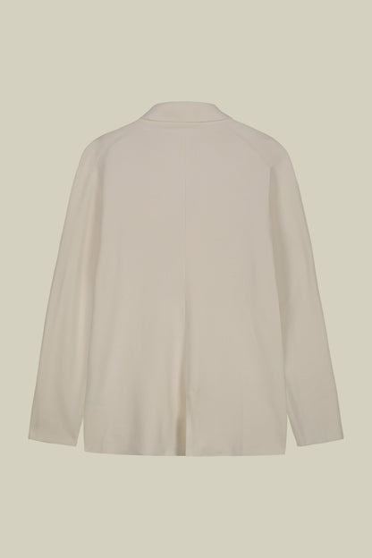 Men's cardigan with patch pockets, 100% cotton milano rib knit