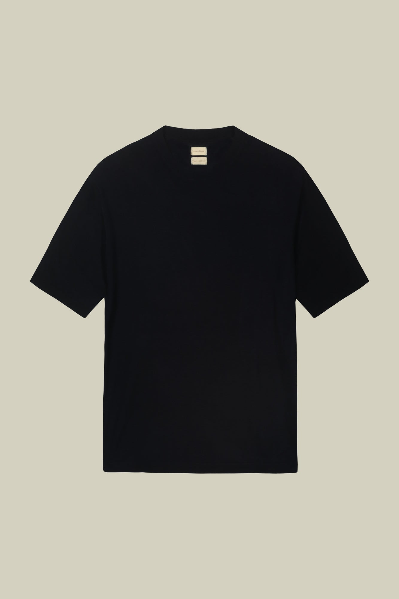 Men's 100% cotton crepe knitted T-Shirt with short sleeves