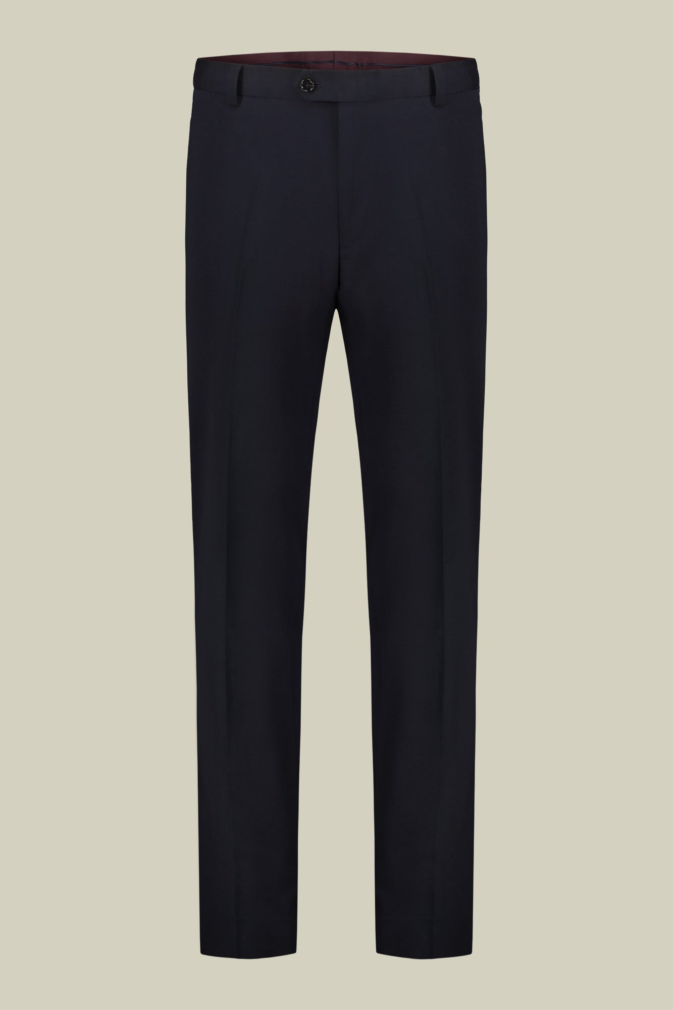 Men's flat front jersey trousers