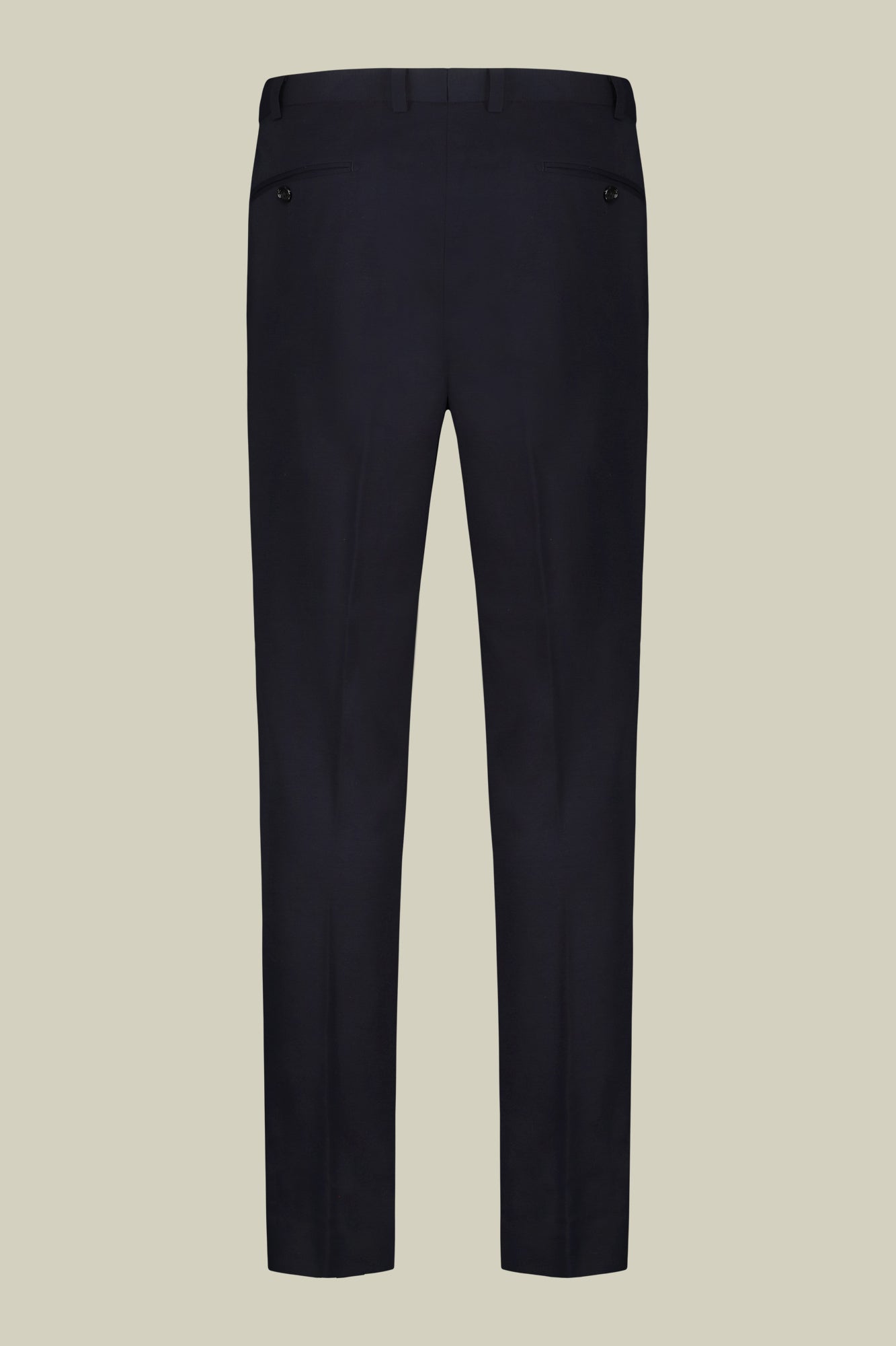 Men's flat front jersey trousers