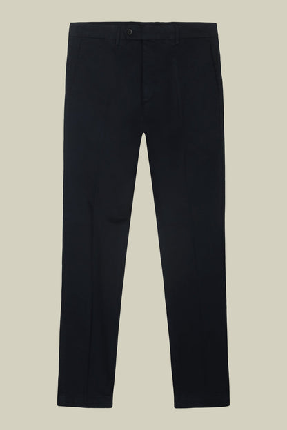Men's classic chino trousers with extended tab closure