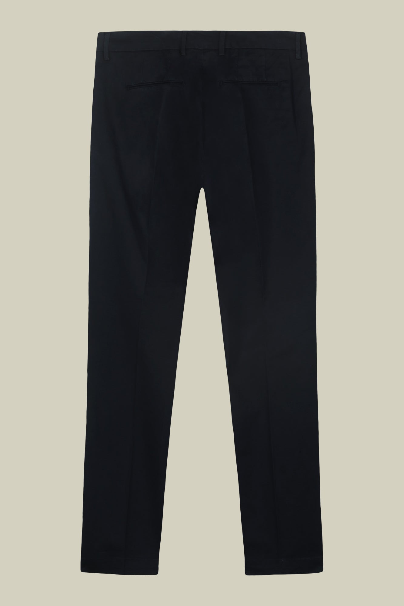 Men's classic chino trousers with extended tab closure