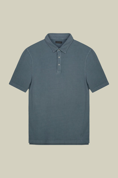 Men's short-sleeved polo shirt in cotton piquÃƒÆ’Ã‚Â©