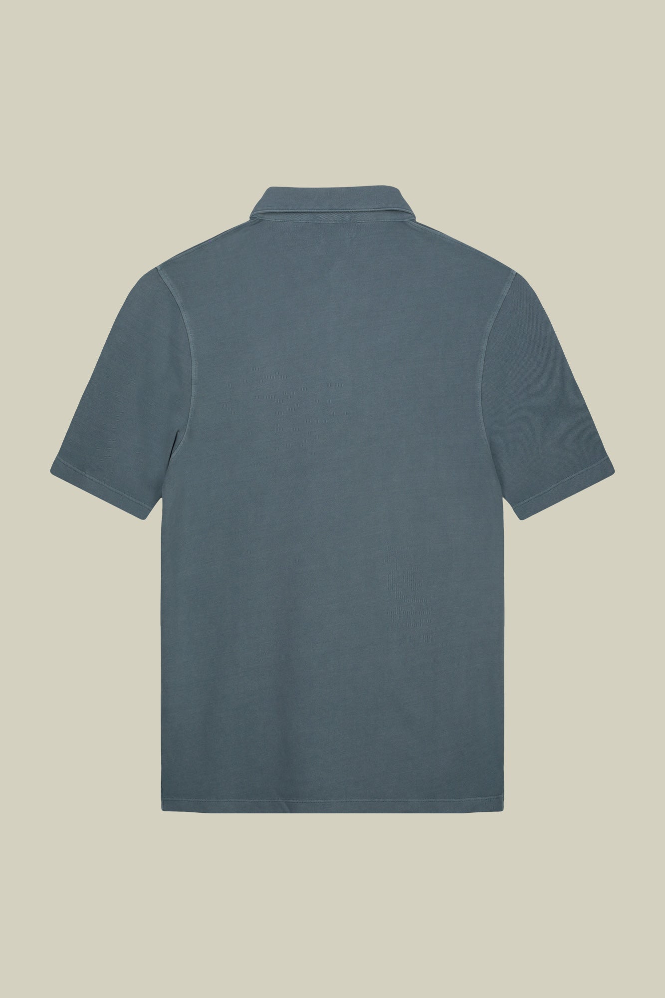 Men's short-sleeved polo shirt in cotton pique