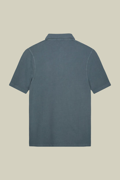 Men's short-sleeved polo shirt in cotton piquÃƒÆ’Ã‚Â©