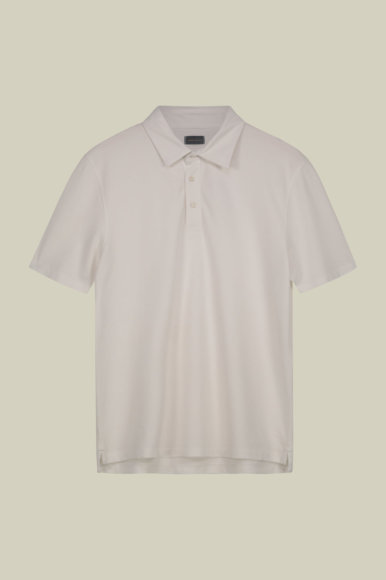 Men's short-sleeved polo shirt in cotton pique