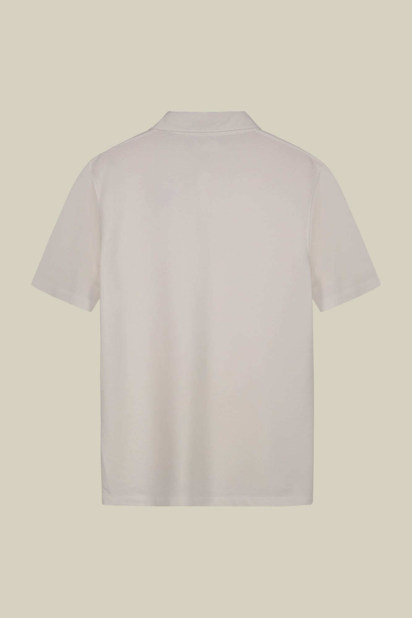 Men's short-sleeved polo shirt in cotton pique