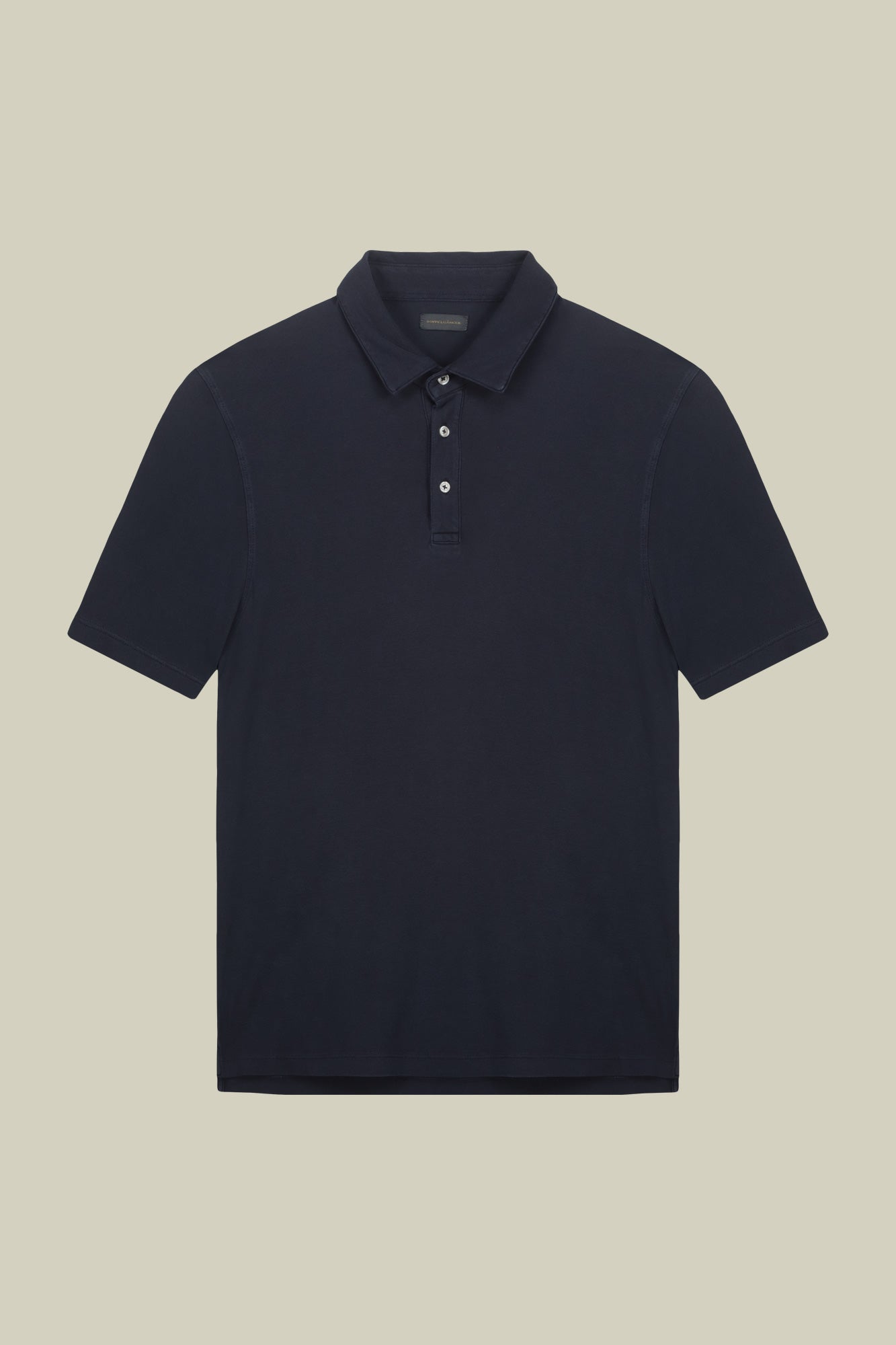 Men's short-sleeved polo shirt in cotton pique