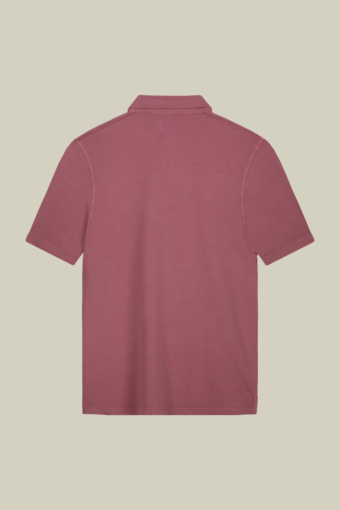 Men's short-sleeved polo shirt in cotton pique