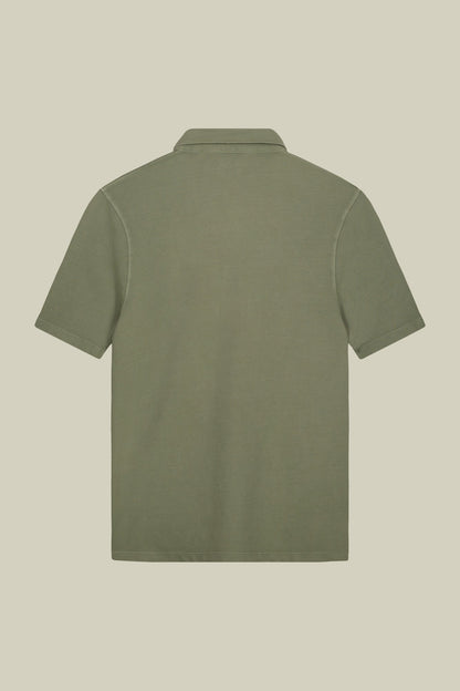 Men's short-sleeved polo shirt in cotton piquÃƒÆ’Ã‚Â©