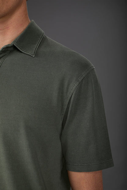 Men's short-sleeved polo shirt in cotton piquÃƒÆ’Ã‚Â©