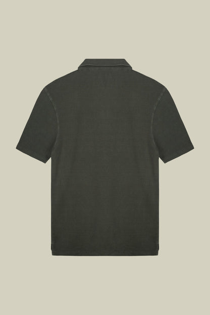 Men's short-sleeved polo shirt in cotton piquÃƒÆ’Ã‚Â©